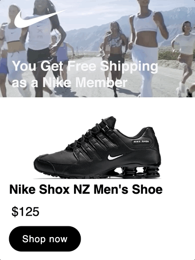 Nike dynamic ad